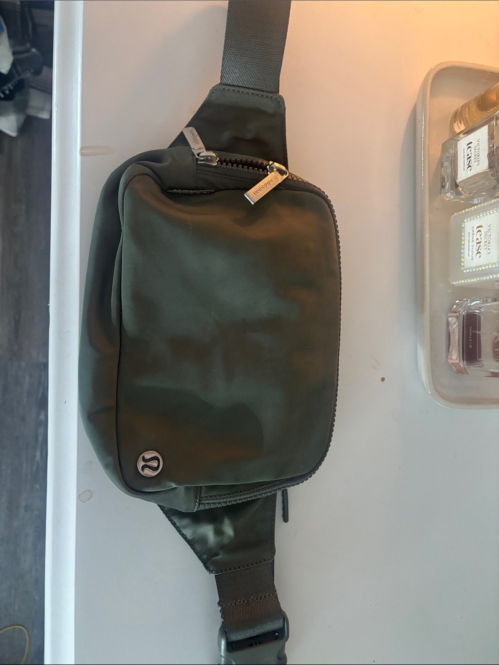 lululemon athletica Olive Green Waist Pack Sling Bag